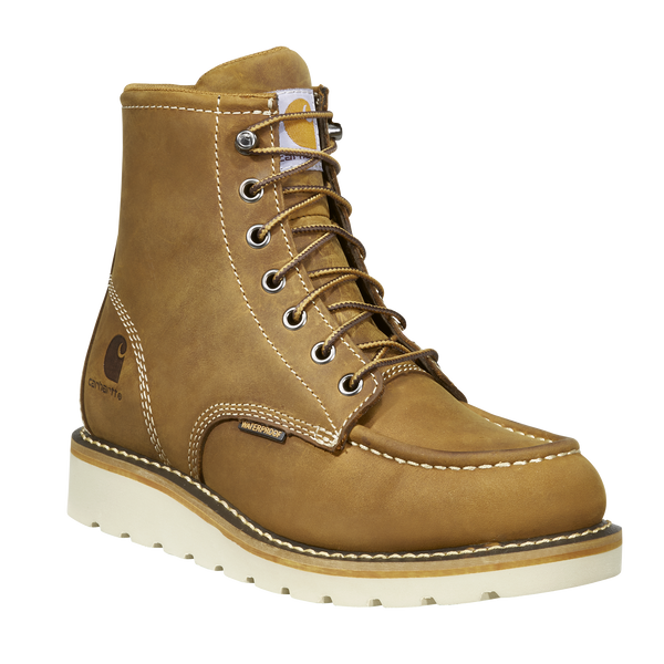 Carhartt Women's Waterproof 6-Inch Moc Toe Wedge Boot