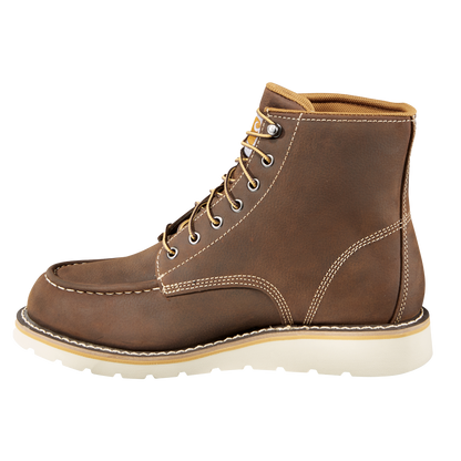 6" Waterproof Moc Toe Wedge Boot