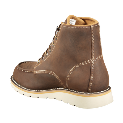 6" Waterproof Moc Toe Wedge Boot