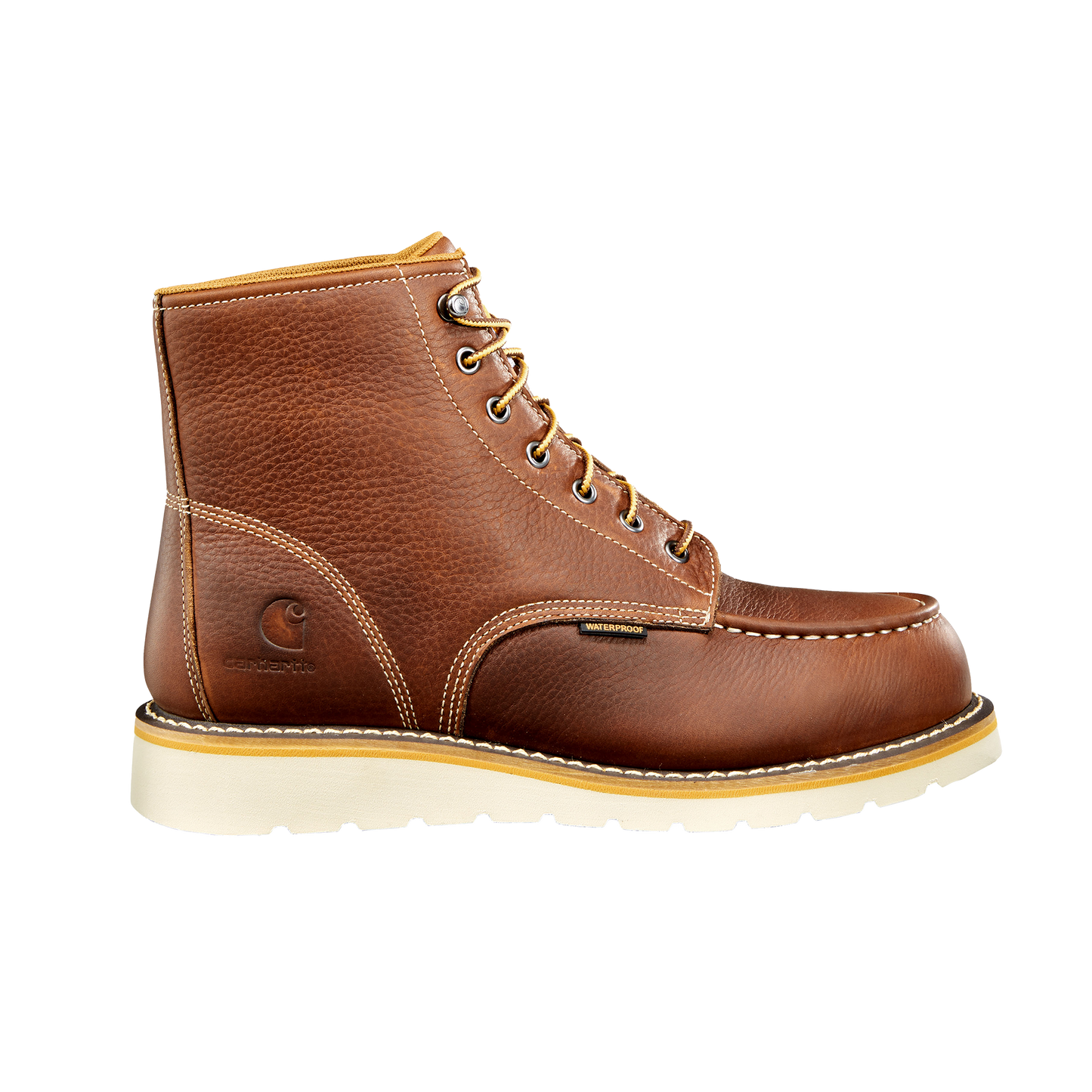 6" Waterproof Moc Toe Wedge Boot
