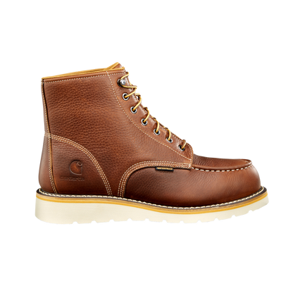 6" Waterproof Moc Toe Wedge Boot