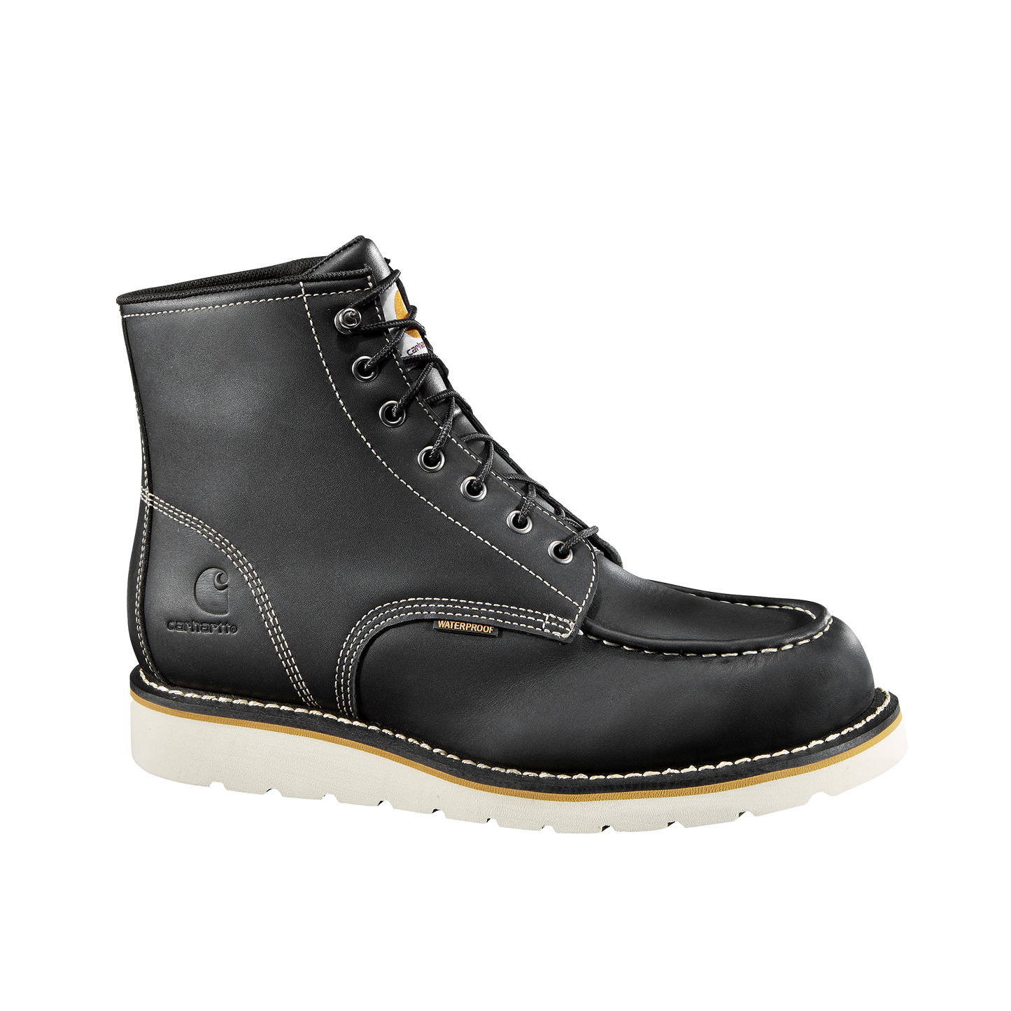 6" Waterproof Moc Toe Wedge Boot