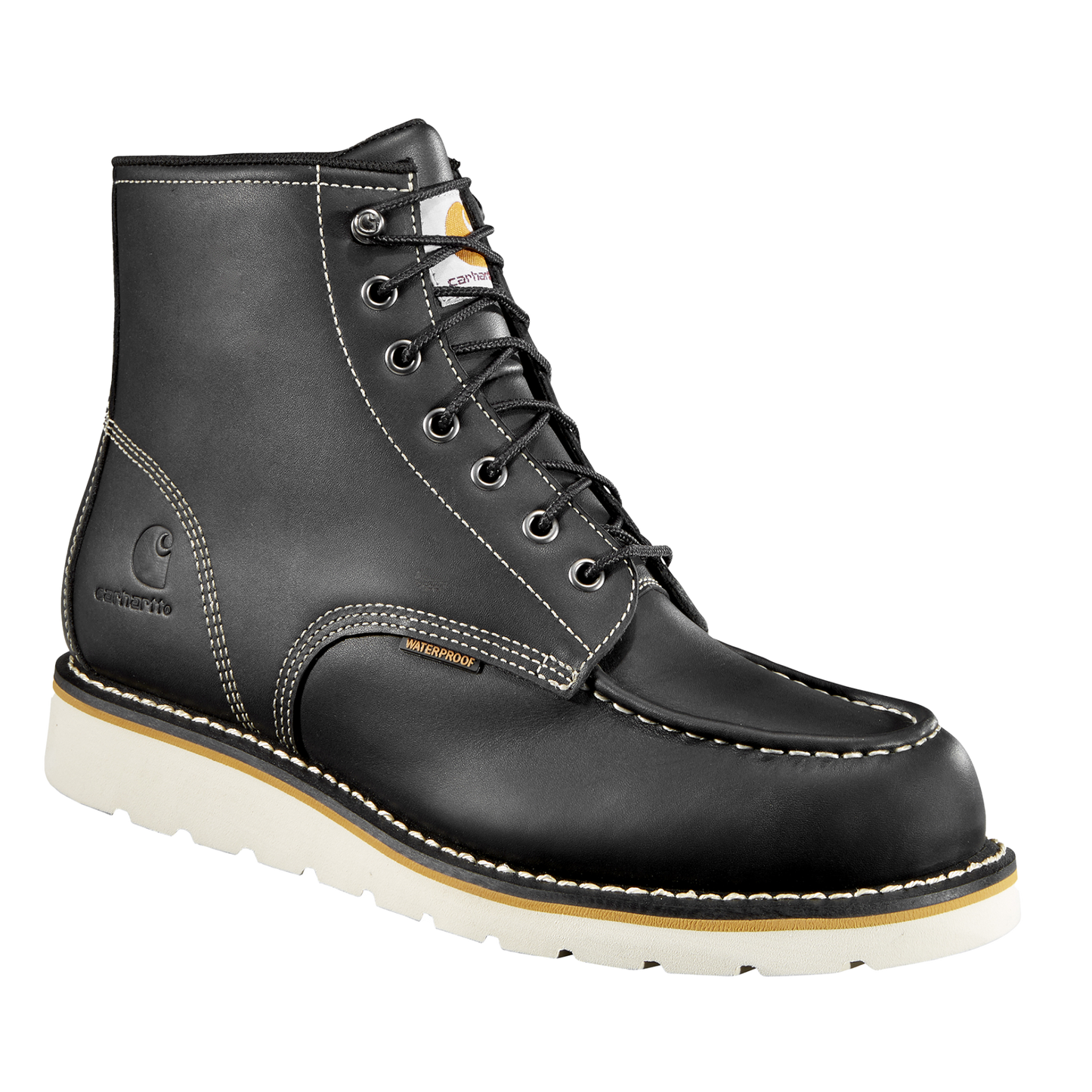 6" Waterproof Moc Toe Wedge Boot