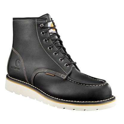 6" Waterproof Moc Toe Wedge Boot