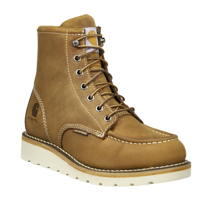 Women's 6" Waterproof Moc Steel Toe Wedge Work Boot