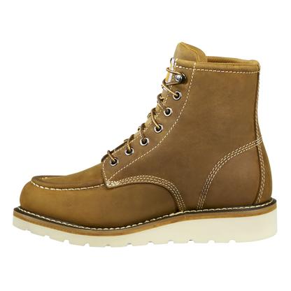 Women's 6" Waterproof Moc Steel Toe Wedge Work Boot