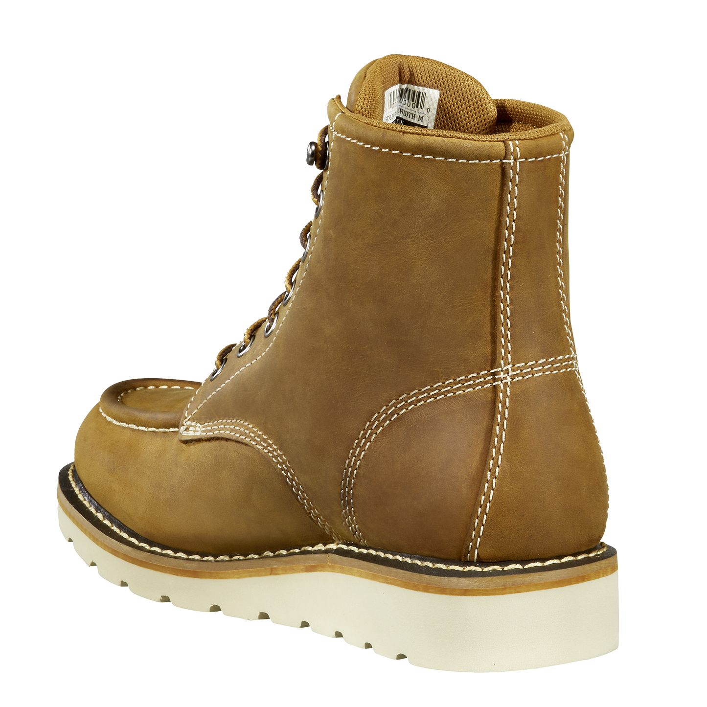 Women's 6" Waterproof Moc Steel Toe Wedge Work Boot