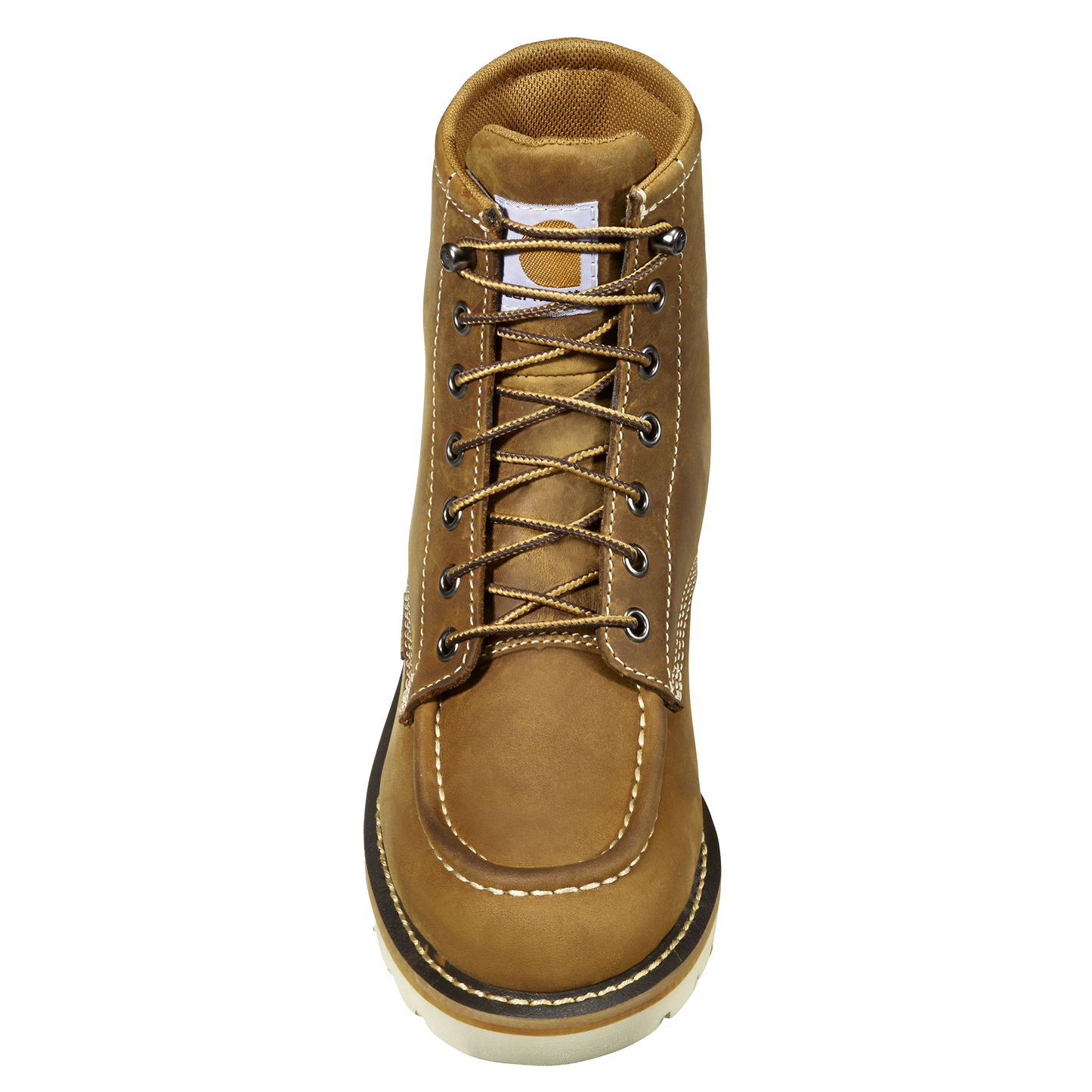 Women's 6" Waterproof Moc Steel Toe Wedge Work Boot
