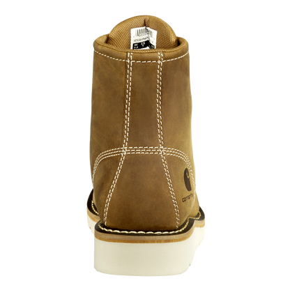 Women's 6" Waterproof Moc Steel Toe Wedge Work Boot