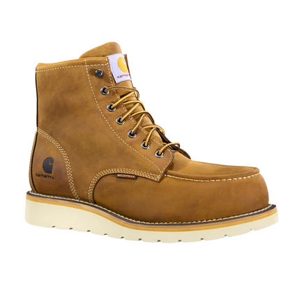 6" Waterproof Moc Nano Toe Wedge Work Boot