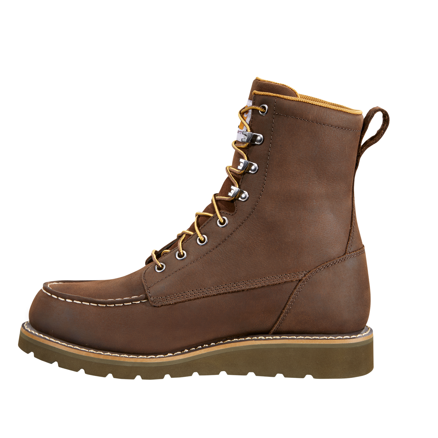 8" Waterproof Moc Toe Wedge Boot
