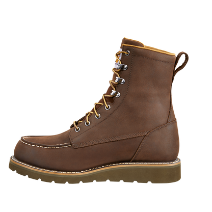 8" Waterproof Moc Toe Wedge Boot
