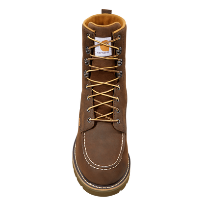 8" Waterproof Moc Toe Wedge Boot