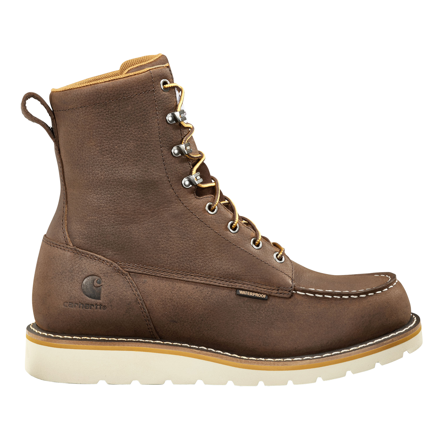 8" Waterproof Moc Toe Wedge Boot