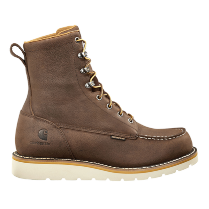 8" Waterproof Moc Toe Wedge Boot
