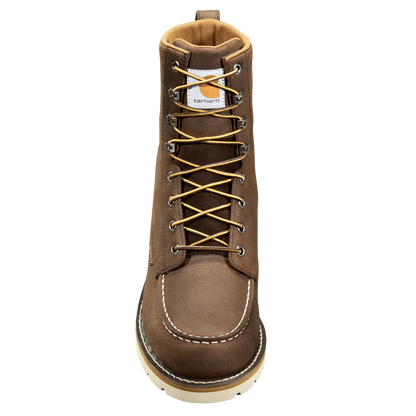 8" Waterproof Moc Toe Wedge Boot