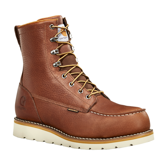 8" Waterproof Moc Steel Toe Wedge Work Boot