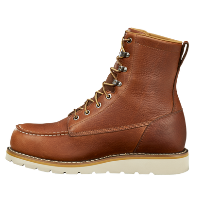 8" Waterproof Moc Steel Toe Wedge Work Boot