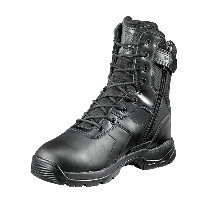 Battle OPS 8-inch Waterproof Tactical Boot - Side Zip Non Safety Toe