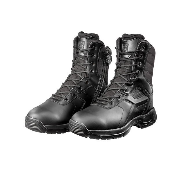 Battle OPS 8-inch Waterproof Tactical Boot - Side Zip Non Safety Toe