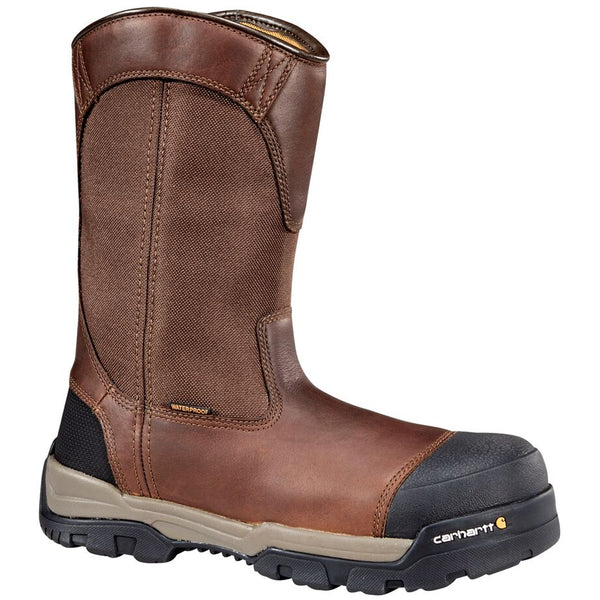 Carhartt 10-Inch Ground Force Waterproof Pull On Composite Toe Work Boot